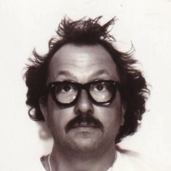 Retrato de Rafel Reus Siquier en blanco y negro